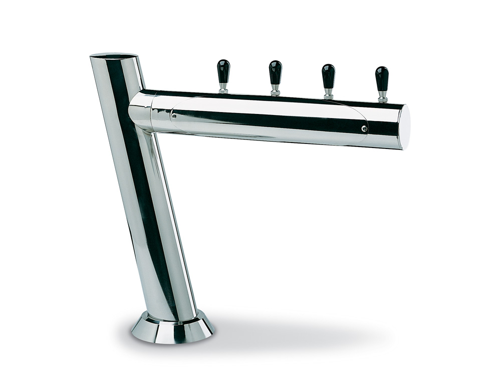 Zenith Right Post 4 Tap Chrome